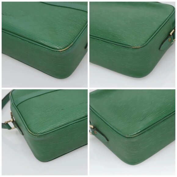 LOUIS VUITTON Epi Trocadero 27 Shoulder Bag Green LV Auth - Picture 15 of 16